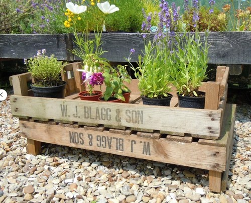 Reclaimed wooden potato - wooden,