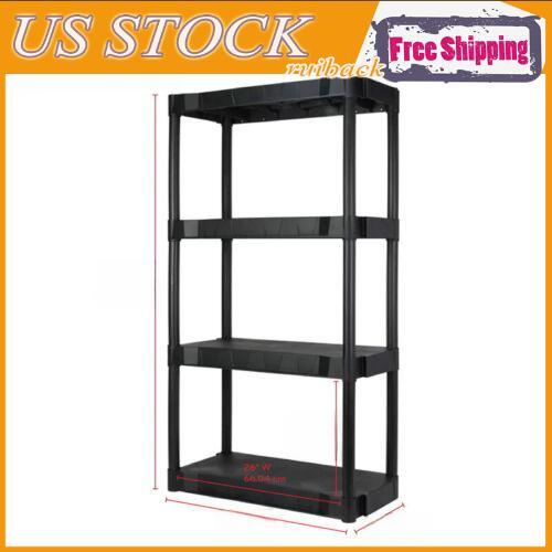 Plastic garage shelves storage - garage,