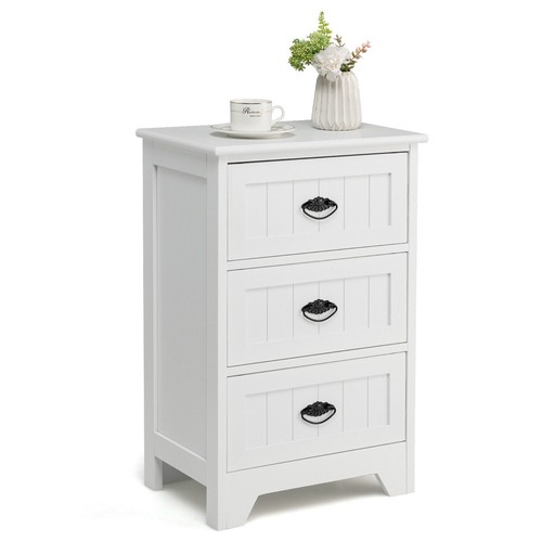 Wood drawer bedside - wood,