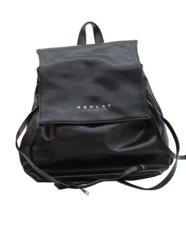 Replay men bag black faux - black,