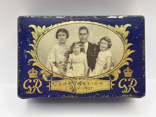 Old advertising tin,coronation