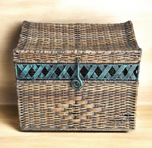 Vintage woven wicker - vintage, storage