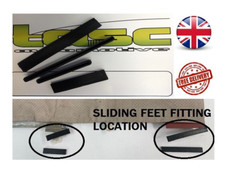 Britax MGB Webasto Folding Fabric Sunroof sliding feet set X4 Slider Blocks  NEW