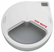 Cat Mate C300 Automatic 3 Meal Pet Feeder With Digital Timer For Cats 3 Meals