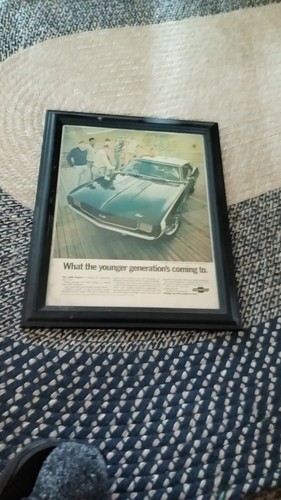 Framed 1969 chevy - framed, add