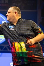 Misson darts Ryan 'Relentless' Joyce new dart shirt