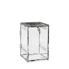 Habistat Clear Home Small Acrylic Invert Mantis Tarantula Enclosure 10x12x17cm