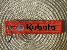 Kubota Embroidered Key Chain, Agriculture, Garden, Golf, Construction Equipment