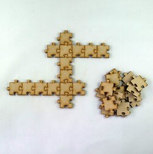 25x Jigsaw Puzzle Pieces