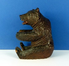 BLACK FOREST CARVED SEATED