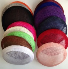 15 cm round  sinamay