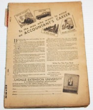 Popular Sports Magazine - Fall 1947 Pulp Fiction, T.W. Ford, Baseball, Running