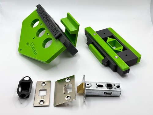 Tubular latch jig router - tubular,