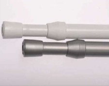 Net Curtain Tension Rod Pole Rods Rail Spring Loaded Extendable Voile