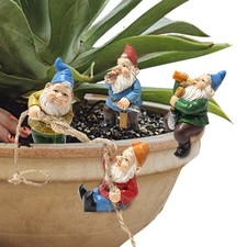 4pcs Mini Fairy Garden Gnomes