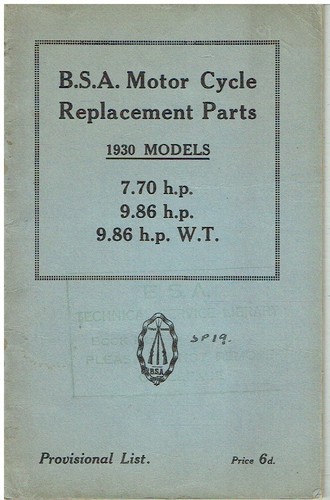 Bsa 70hp 86hp - ,, 9.86hp