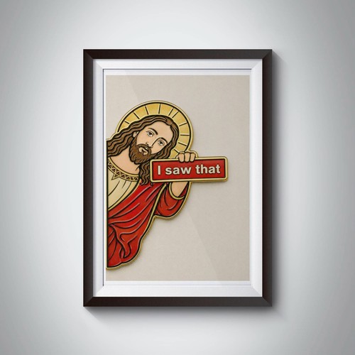 Jesus saw that a4 funny - jesus,