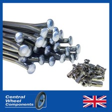 Stainless Spoke Set Norman B3 & B4C Trials 6 Full Width Front (21 Rim) 1961-1963