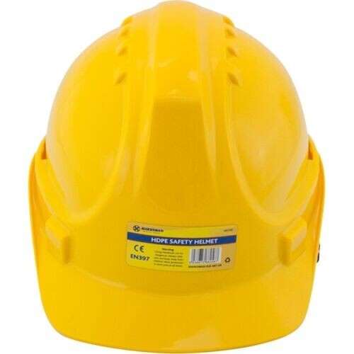 Yellow hdpe safety helmet - hdpe,