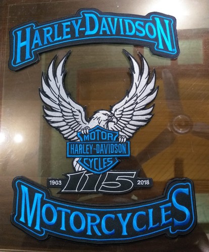 Harley davidson embroidered - davidson,