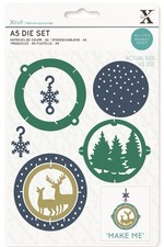 Xcut A5 Die Set – Christmas Ornament Design.