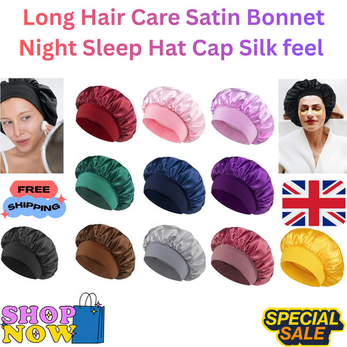Long hair care satin - long, bonnet
