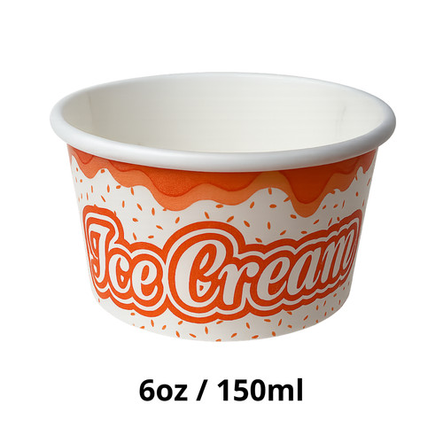 Ice cream paper tubs - ice,
