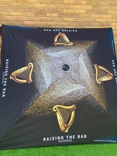 GUINNESS "RAISING THE BAR" 2.0 MTR PUB TABLE HOTEL GARDEN PARASOL UMBRELLA BNIB