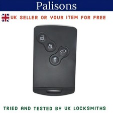 Smart keyless remote key Card fob for Renault Zoe Megane Grand Scenic 4 button