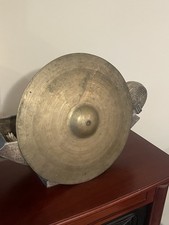 Antique K. Zildjian & CIE Constantinople Cymbal ~14” 1910s Old Stamp 1265 GRAMS