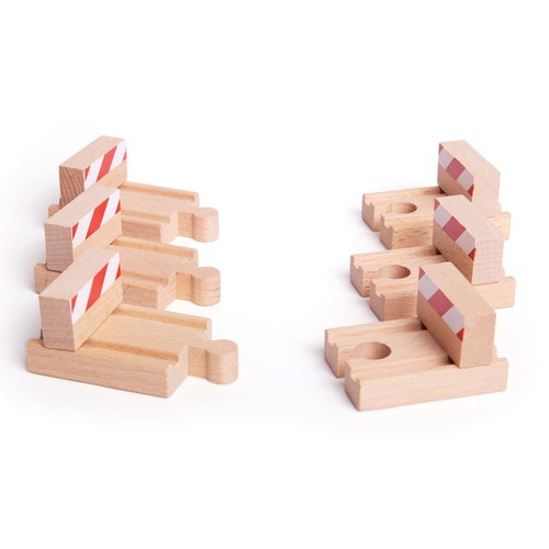 Bigjigs rail wooden - wooden, buffers
