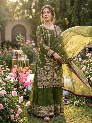 Pakistani sharara salwar - sharara,