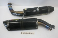 Yamaha R1 09 14 Pair Of AKRAPOVIC Carbon Exhaust Terminals