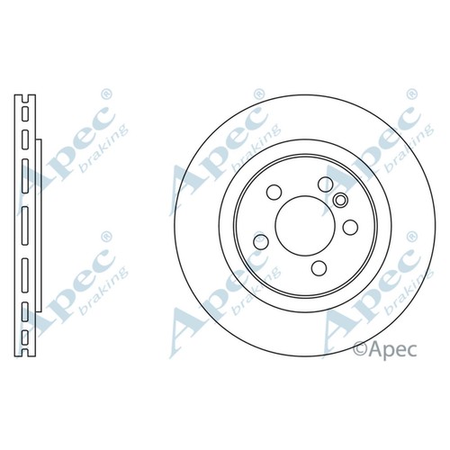 Brake discs vented for vw - brake,