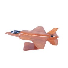 F-35B Lightning Wooden Plane Model | Handcrafted Jet Chame Online UK