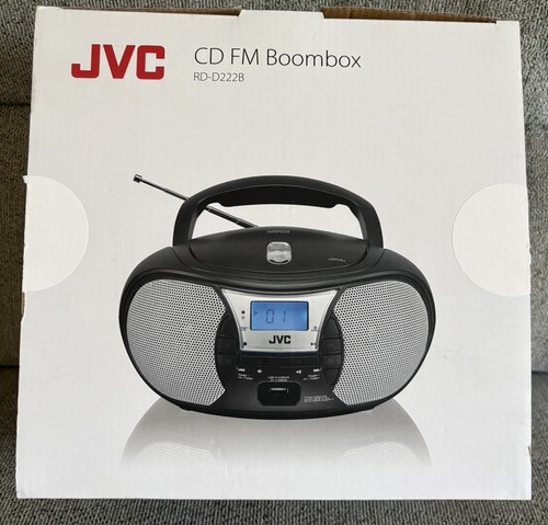 Jvc d222b portable cd - fm,