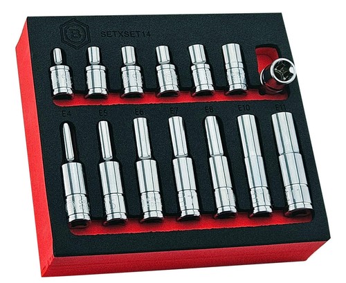 Britool hallmark 14pc sd - 14pc, 1/4"sd