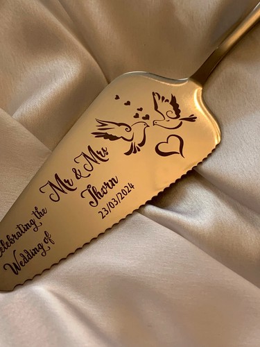Wedding engagement cake slicer - cake,