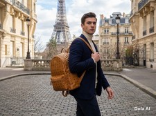 MCM Mens Stark Studded