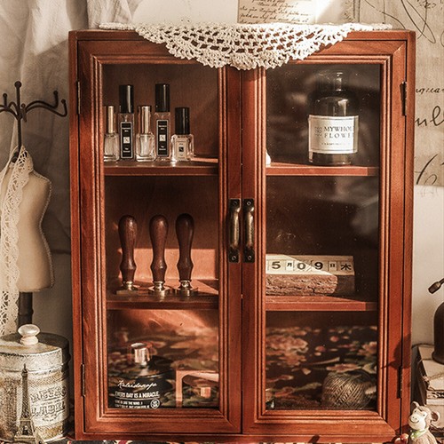 Vintage wooden cosmetic - wooden,