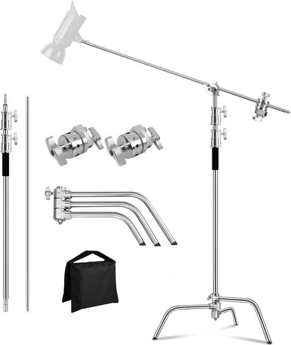 Stainless steel stand with - steel, c