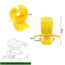 2pcs stay clips - 2pcs, vauxhall