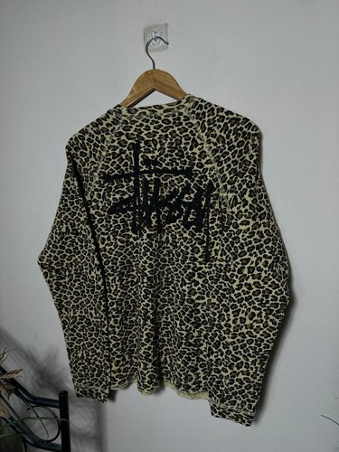 Stussy leopard waffle thermal - stussy,