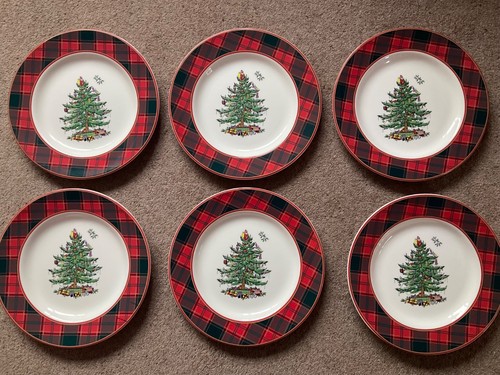 Spode christmas dinner plates - spode,