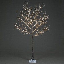Christmas LED Copper Wire Twig Tree Indoor/Outdoor Snowtime Warm White Lights