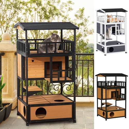 Pawhut wooden outdoor - wooden,