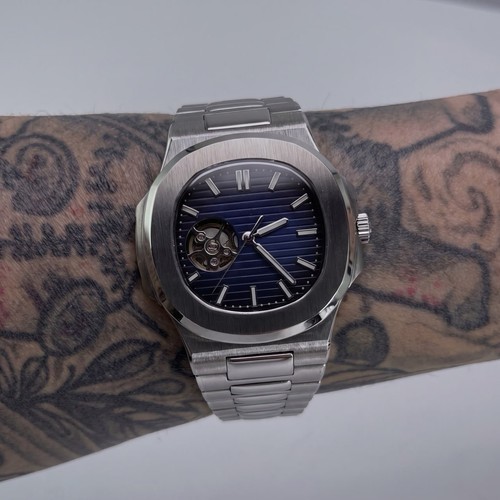 Custom mod 41mm watch navy - mod,