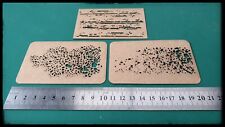 3 Weathering Effect Airbrush Stencil Tools for Scale Models RC Tank planes Cars