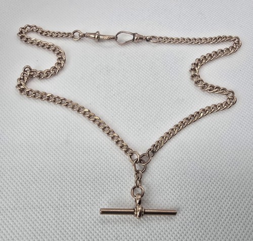 9ct rose gold graduated - gold, albert