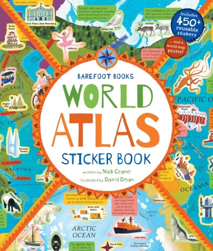 World atlas sticker - atlas,